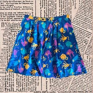 ModCloth monkey patterned skirt!!